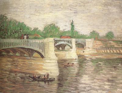 Vincent Van Gogh The Seine with the Pont de la Grande Jatte (nn04) Spain oil painting art